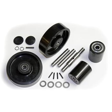 Pinpoint 272748 Complete Wheel Kit for Manual Pallet Jack - Black PI2583851